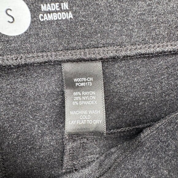 Betabrand Classic Yoga Dress Pants Womens Small Gray Rayon Blend - Picture 6 of 7